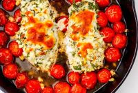 Stuffed Hasselback Chicken with Spinach and Feta