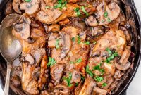 Stovetop Chicken Marsala with Mushroom Wine Sauce