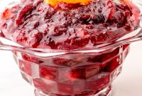 Homemade Cranberry Sauce with Mandarin Oranges