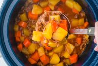 Slow Cooker Hamburger Stew Recipe