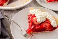 Strawberry Jello Pie Recipe with Grandma’s No-Roll Crust
