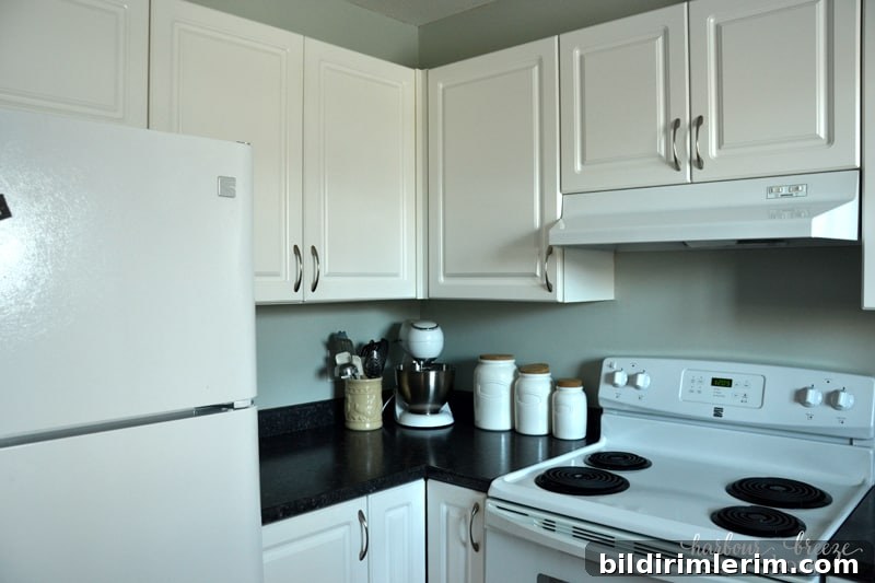 Baking in the refreshed kitchen