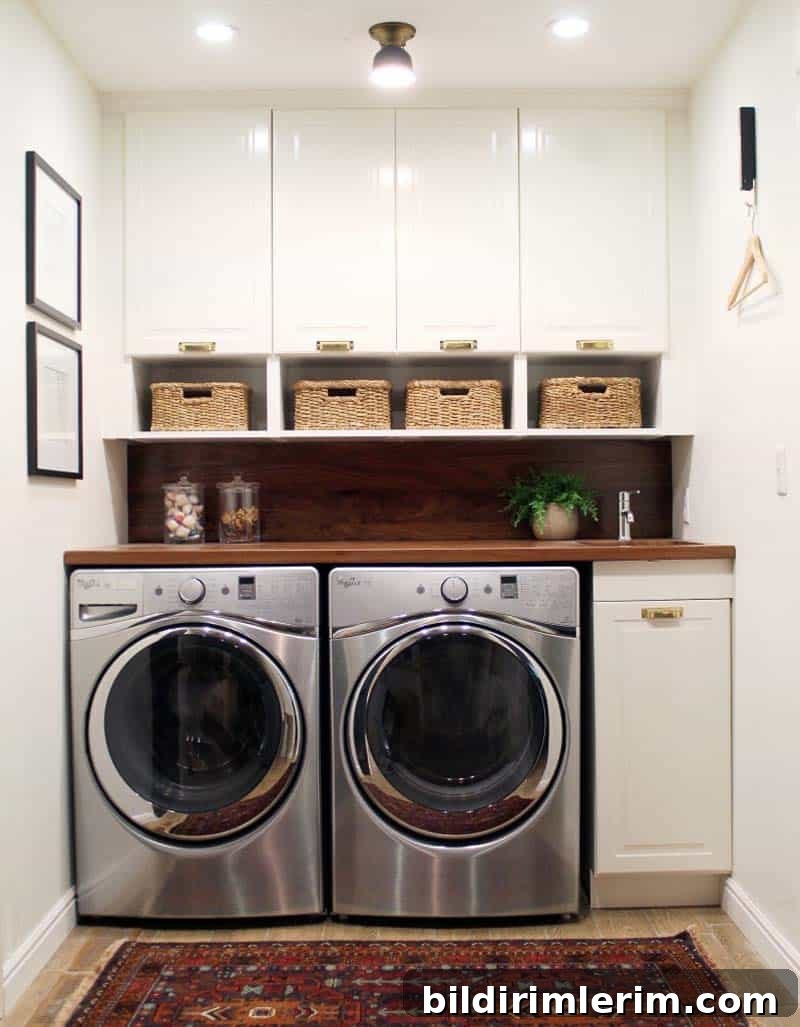 Small Laundry Room Ideas to Maximize Space and Storage 6 SMALL LAUNDRY ROOM IDEAS