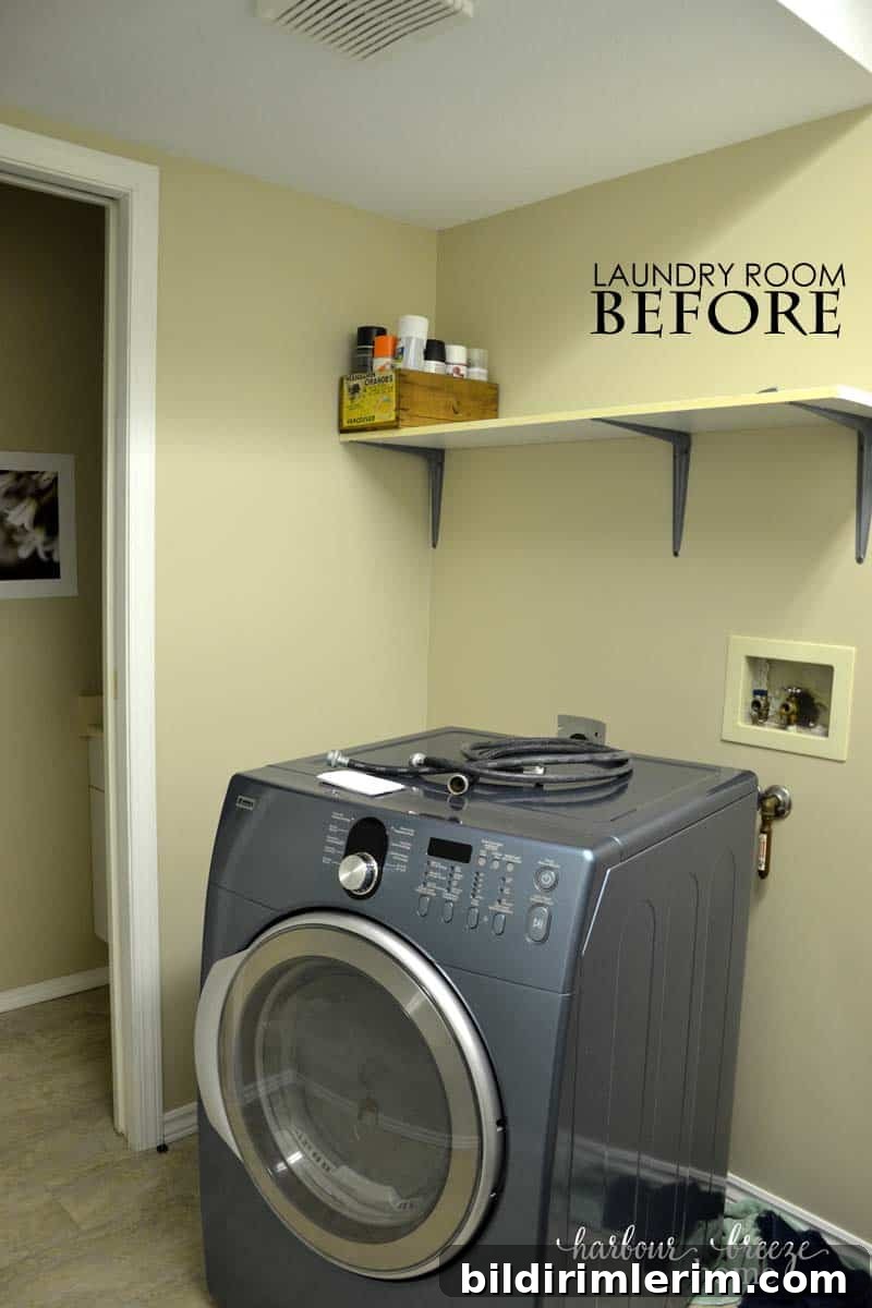 SMALL LAUNDRY ROOM REVEAL