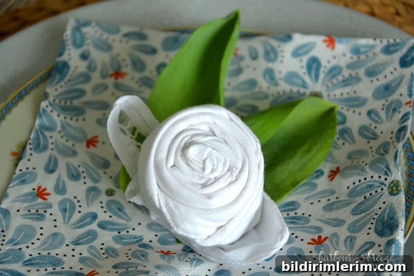 Spring Tablescape + Flower Folded Napkins