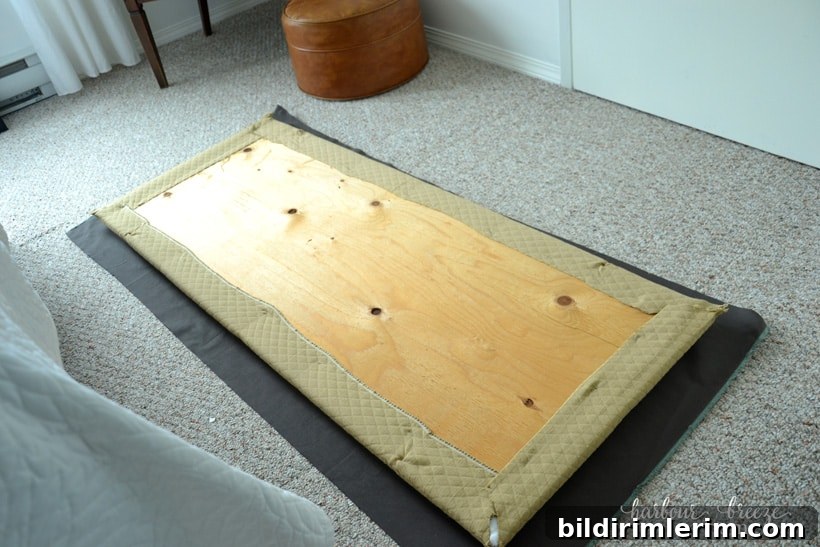 Upholstered Headboard Makeover