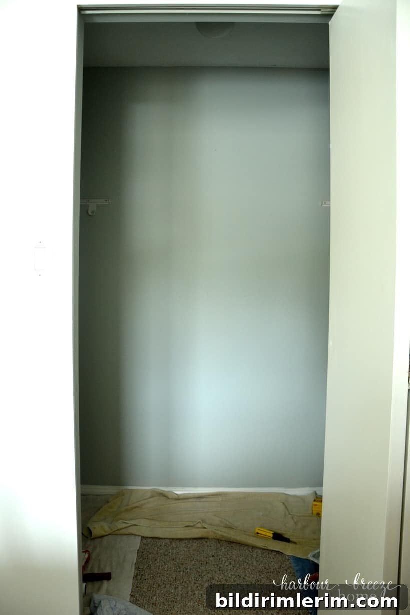 Walk in Closet Reveal