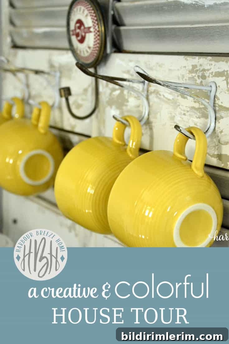 CREATIVE & COLORFUL HOUSE TOUR| Cute & creative ideas abound in my sister's house tour. Filled with a mix of farmhouse finds and colorful accessories, you'll come away refreshed & inspired! img 10731 19