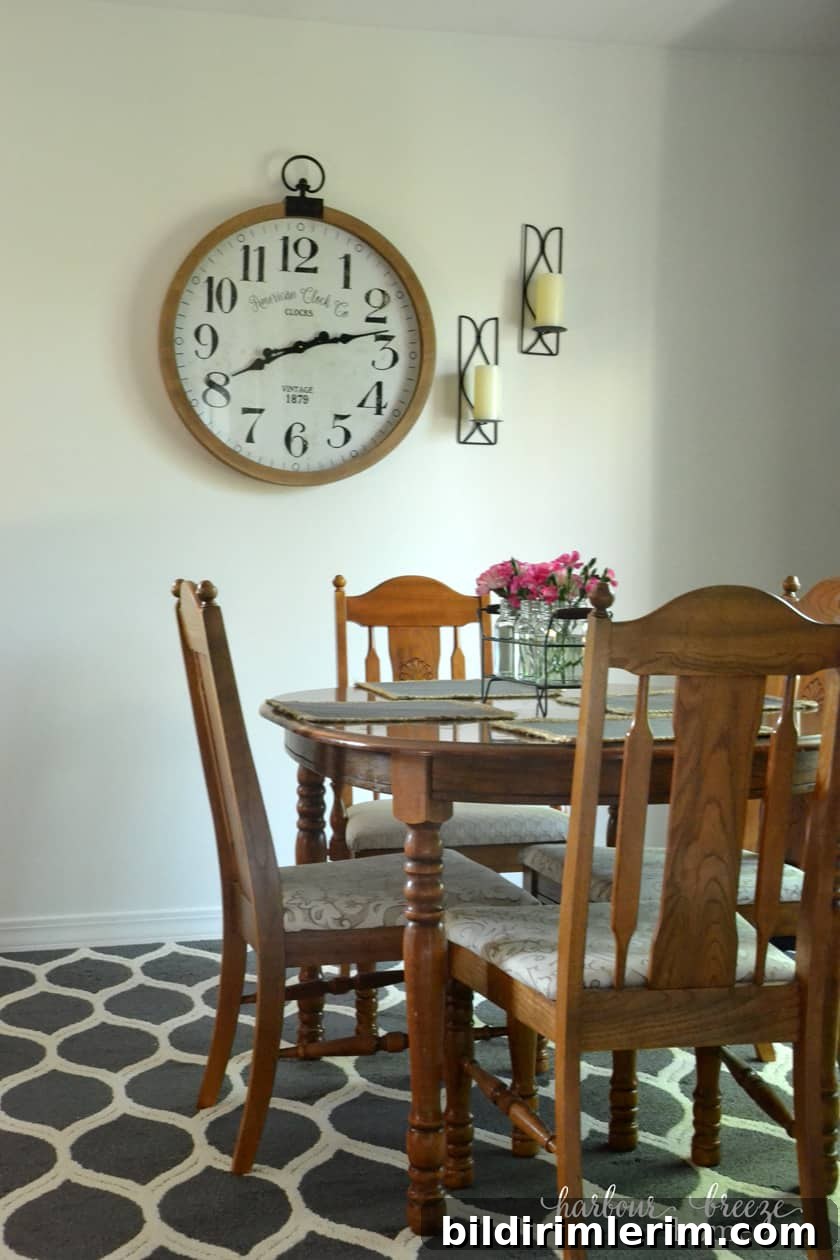Kitchen Makeover Reveal: Affordable Before and After 12 New placemats and mason jar vases
