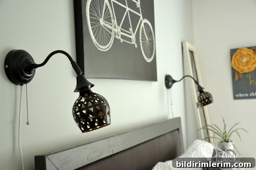 DIY Lampshade for Ikea's Arstid Wall Lamp
