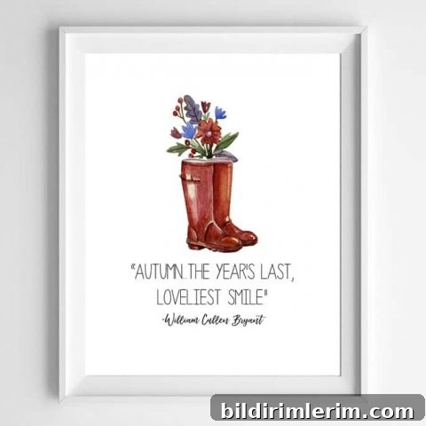 Image for free watercolor fall printables