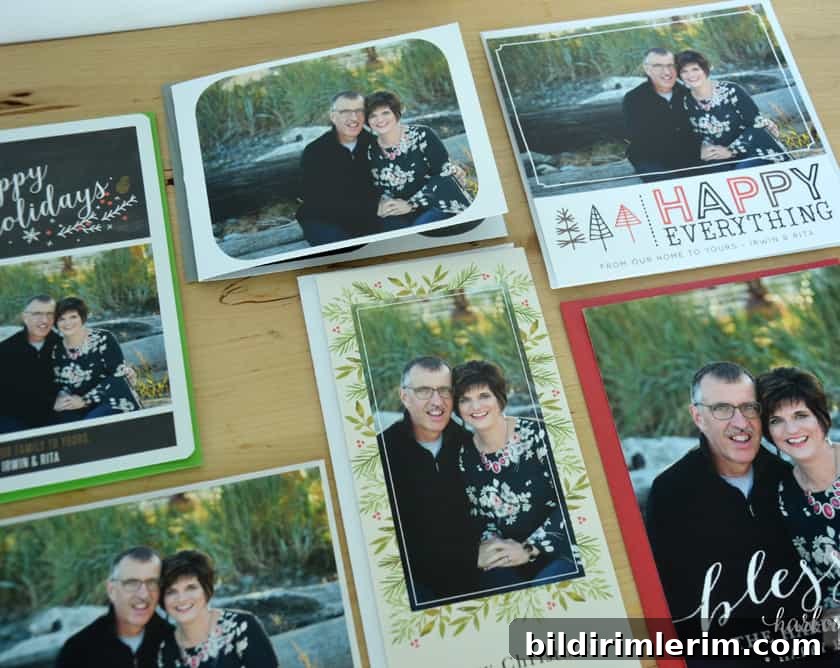 How to design Christmas cards with Basic Invite