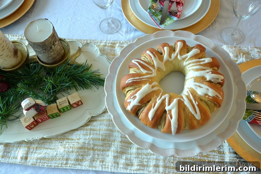 Swedish Tea Ring on plate