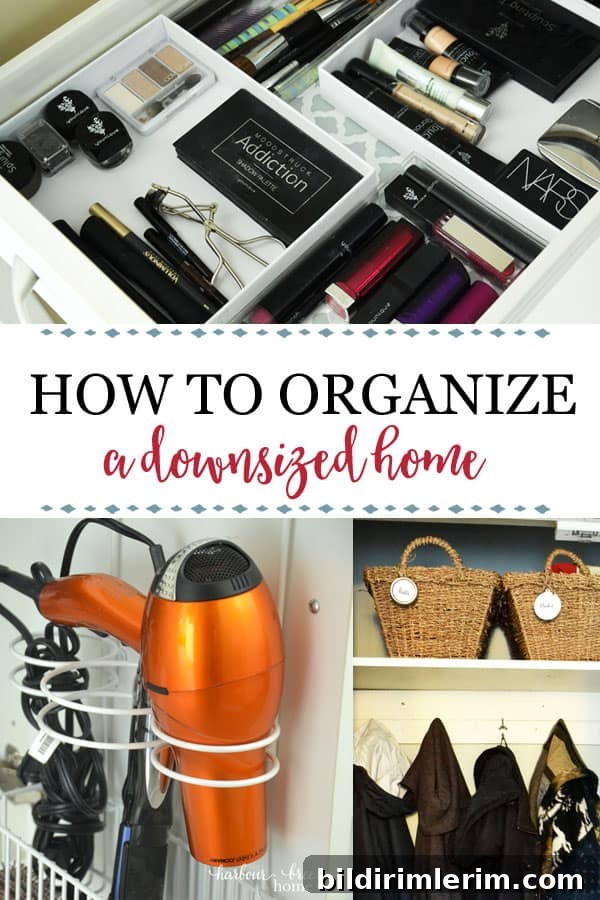 Declutter Your Home: Room-by-Room Organization Tips 2 Small Space Organization | How to organize a downsized home. Find organization ideas for every space in a small home. Find practical tips and solutions, along with products that will make your space function well. #organization #organizationideas #smallhouse #smallspaces #downsizing