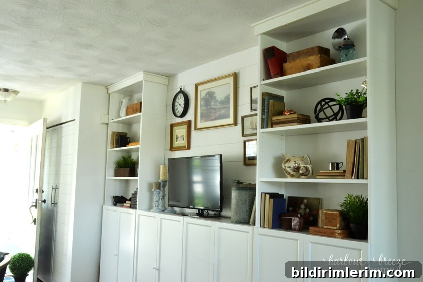 How to add Farmhouse Style to Billy Bookcases
