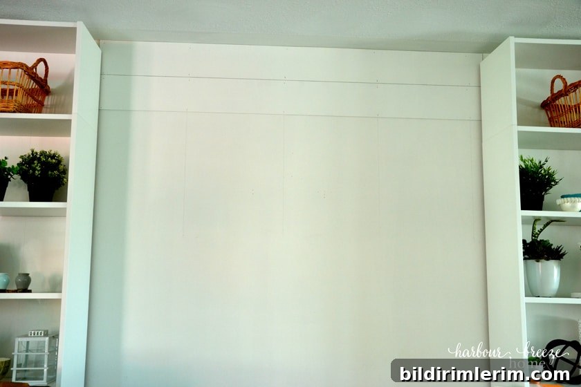 first two boards on the wall for a farmhouse shiplap  accent wall 