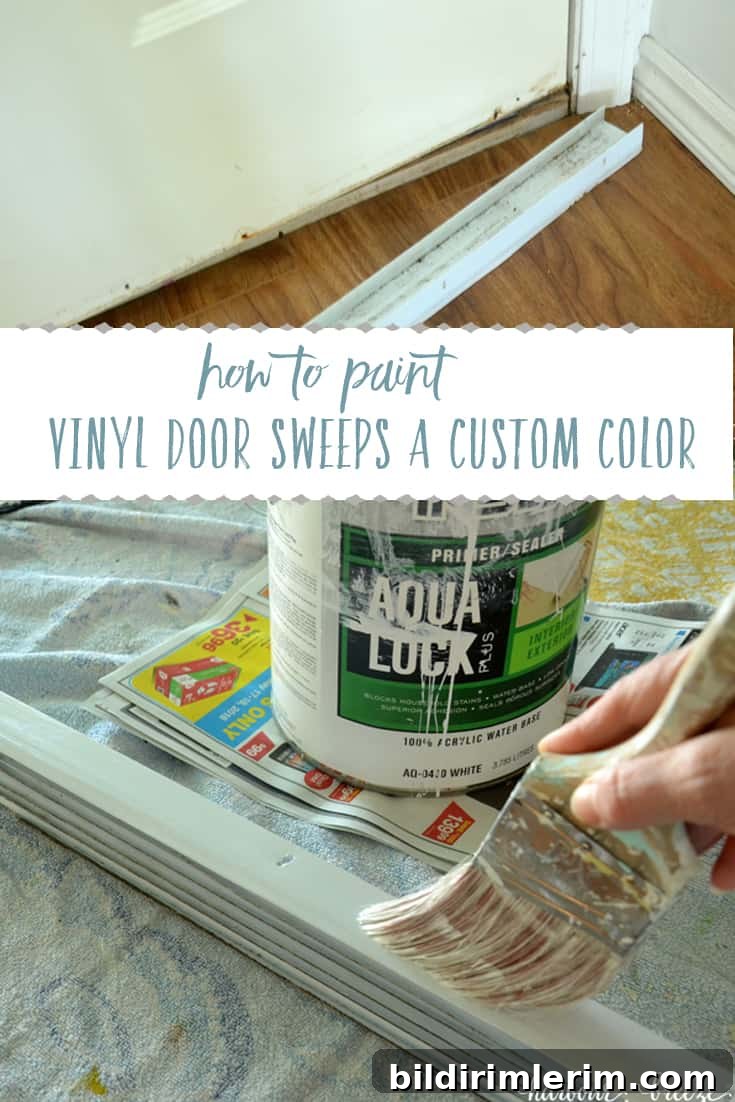 HOW TO PAINT VINYL DOOR SWEEPS A CUSTOM COLOR | Front Door Makeover | #diyproject #paint #benjaminmoore How to Paint Vinyl Door Sweeps a Custom Color