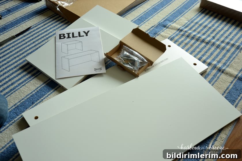 Extension shelf pieces for ikea billy bookcase system