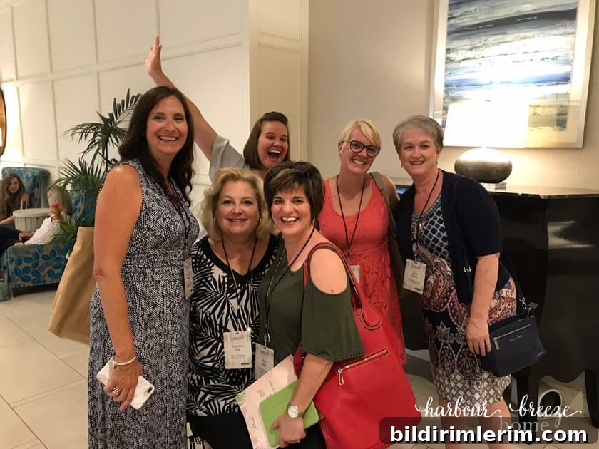 6 women smiling