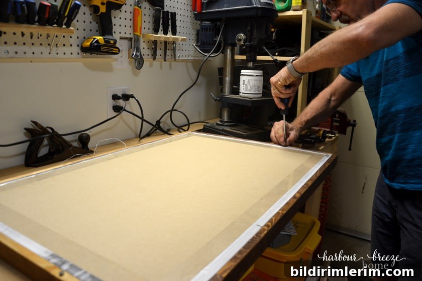 How to Frame an Engineer Print: DIY Large-Format Wall Art 5 img 12612 10