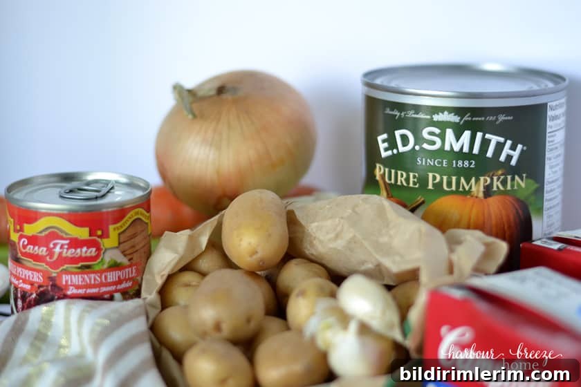 Spicy Pumpkin Soup ingredients