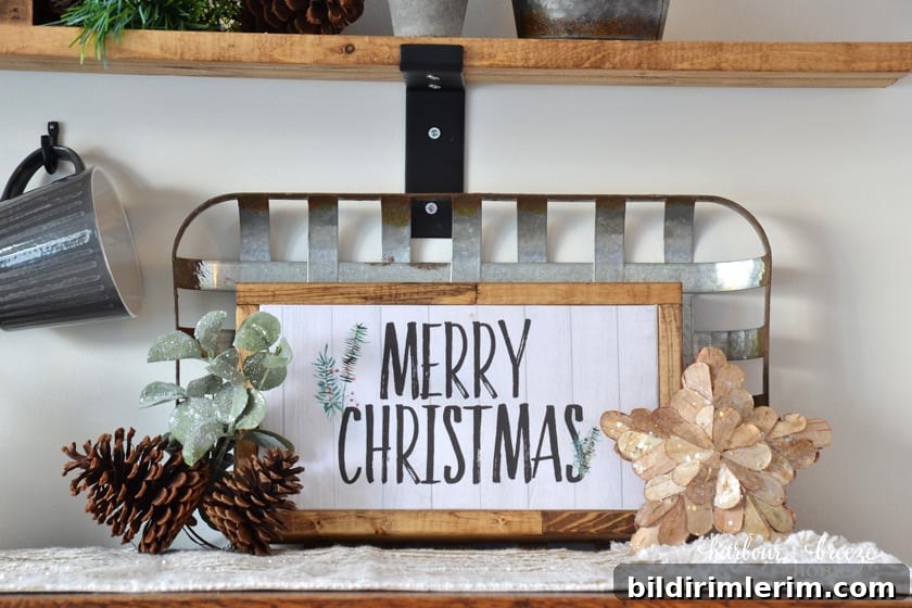 DIY Farmhouse Sign Tutorial with Free Christmas Printables 11 img 13107 10