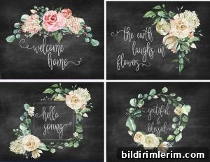 Free Chalkboard Printables for Spring