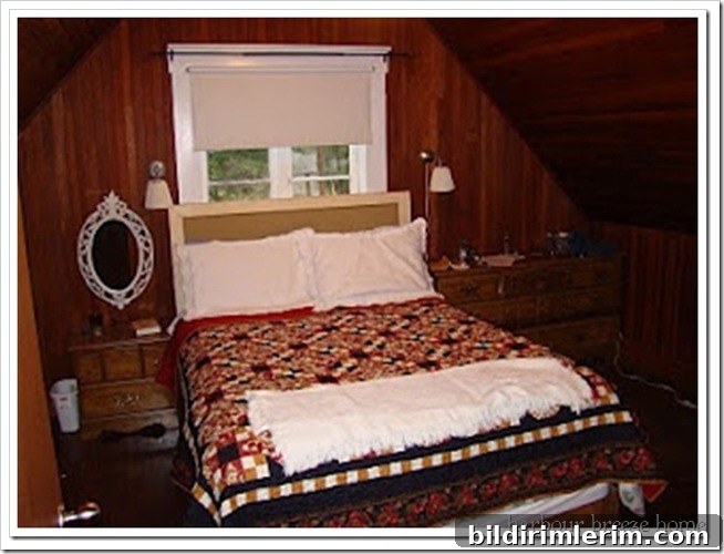 dark bedroom before makeover