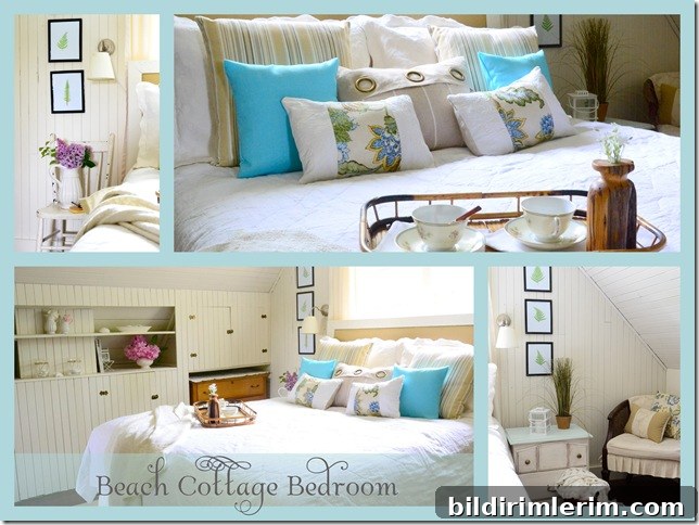 beach cottage bedroom labeled details