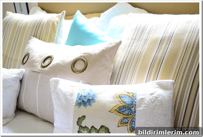 decorative pillow details