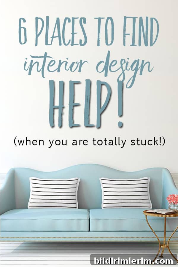 Places to find interior design help