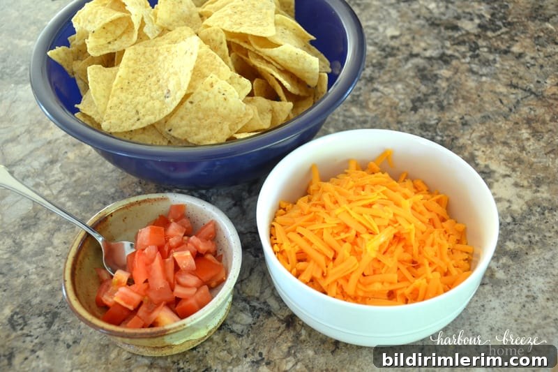 Taco Soup condiments