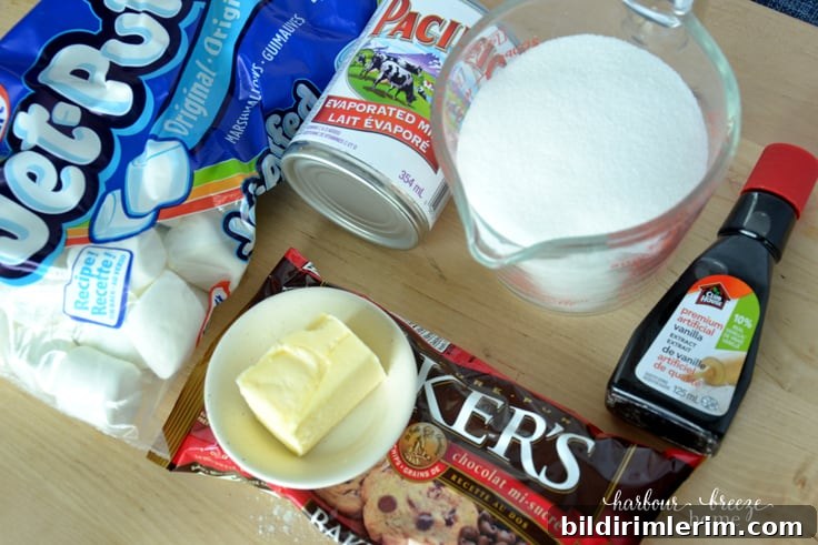 Foolproof Homemade Chocolate Fudge Recipe 3 Chocolate Fudge Ingredients