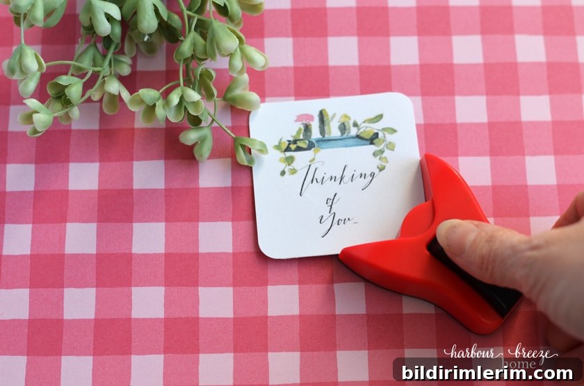 9 Free Printable Gift Tags for Sympathy and Every Occasion 5 A corner round punch or any other decorative punch can be used to give more interest to the tag shapes.