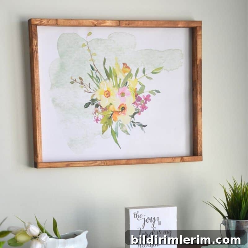 Large printable art on wall