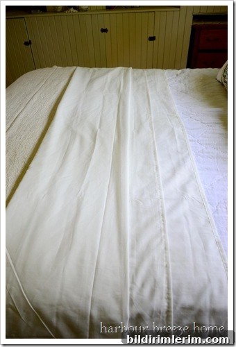DIY No-Sew Ruffled Bedskirt: Step-by-Step Guide 4 fold 2