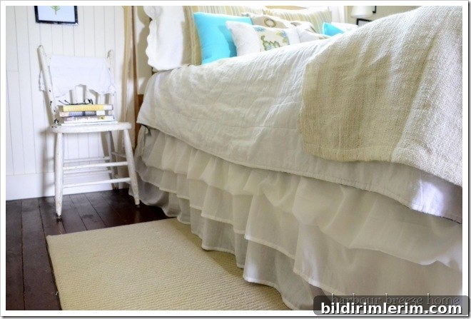 DIY No-Sew Ruffled Bedskirt: Step-by-Step Guide 6 finished bedskirt