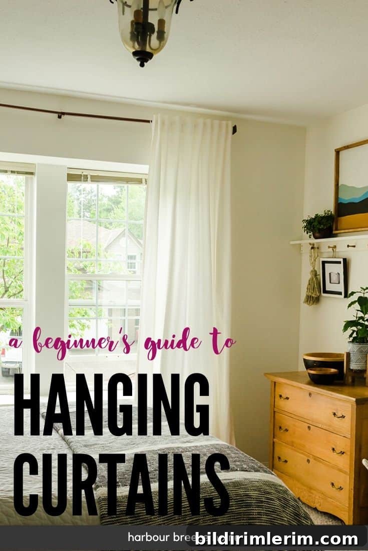 Beginner's Guide to Hanging Curtains