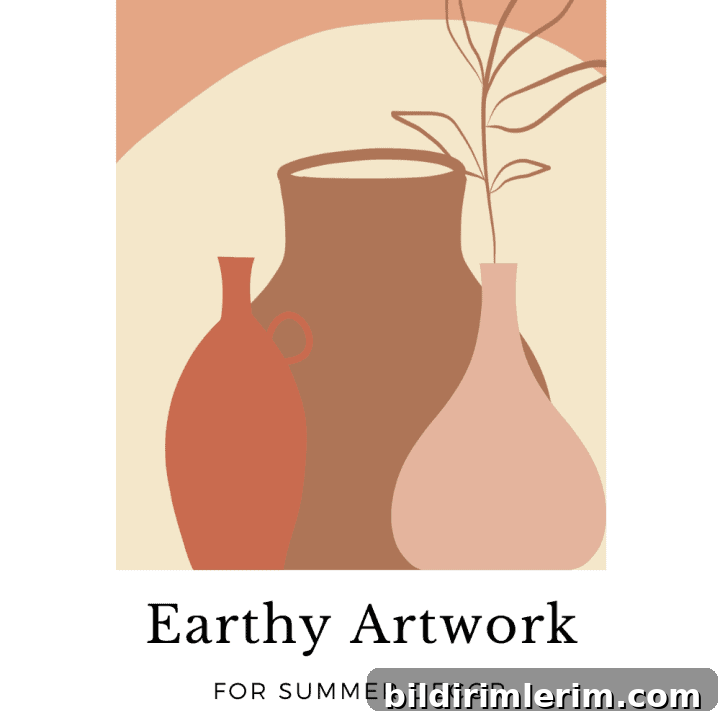 Image for Earthy Artwork | Free Printable Wall Art
