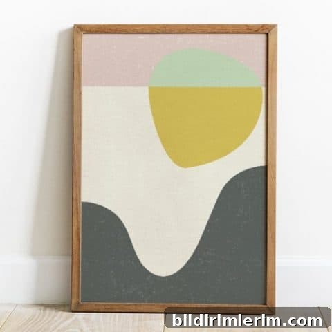 Image for Free Mid Century Modern Wall Art Poster