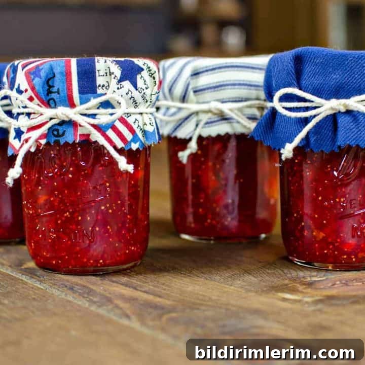 Strawberry fig preserves