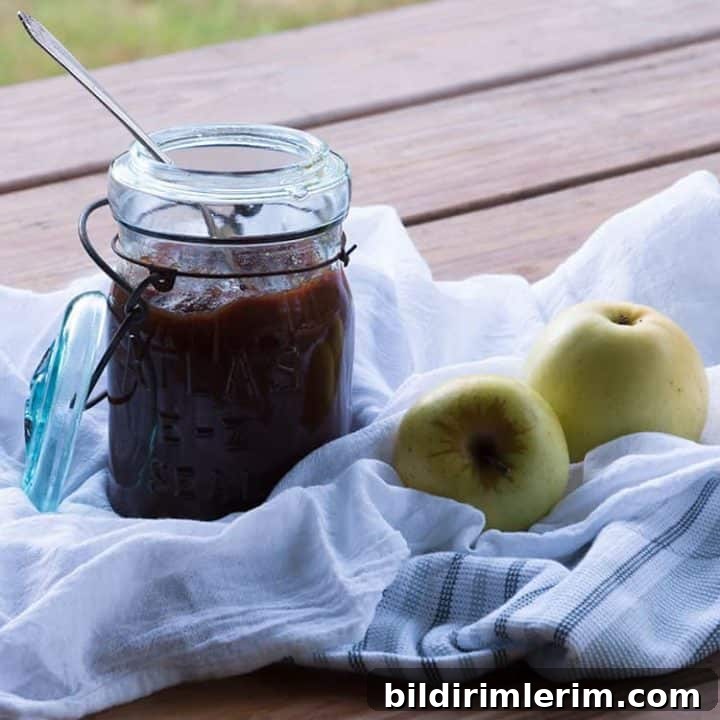 Homemade apple butter