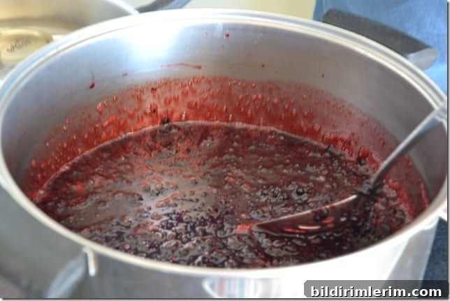 Canning Supplies You Need to Make Jam 5 Boiling blackberry jam in a large pot before canning jam