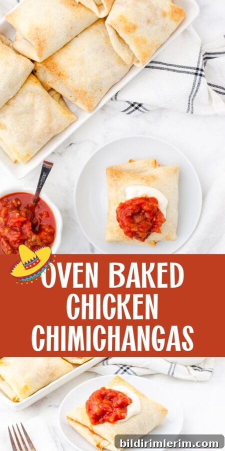 Crispy Baked Chicken Chimichangas 6 a collage of baked chicken chimicangas recipe pictures.