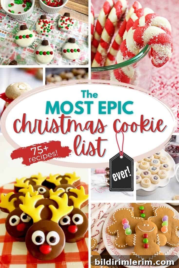 collage of christmas cookie images