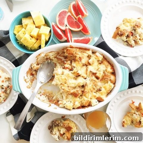 Overnight Sausage and Egg Breakfast Bake