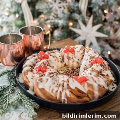 Cinnamon Christmas Breakfast Wreath