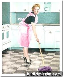 vintage cleaning lady