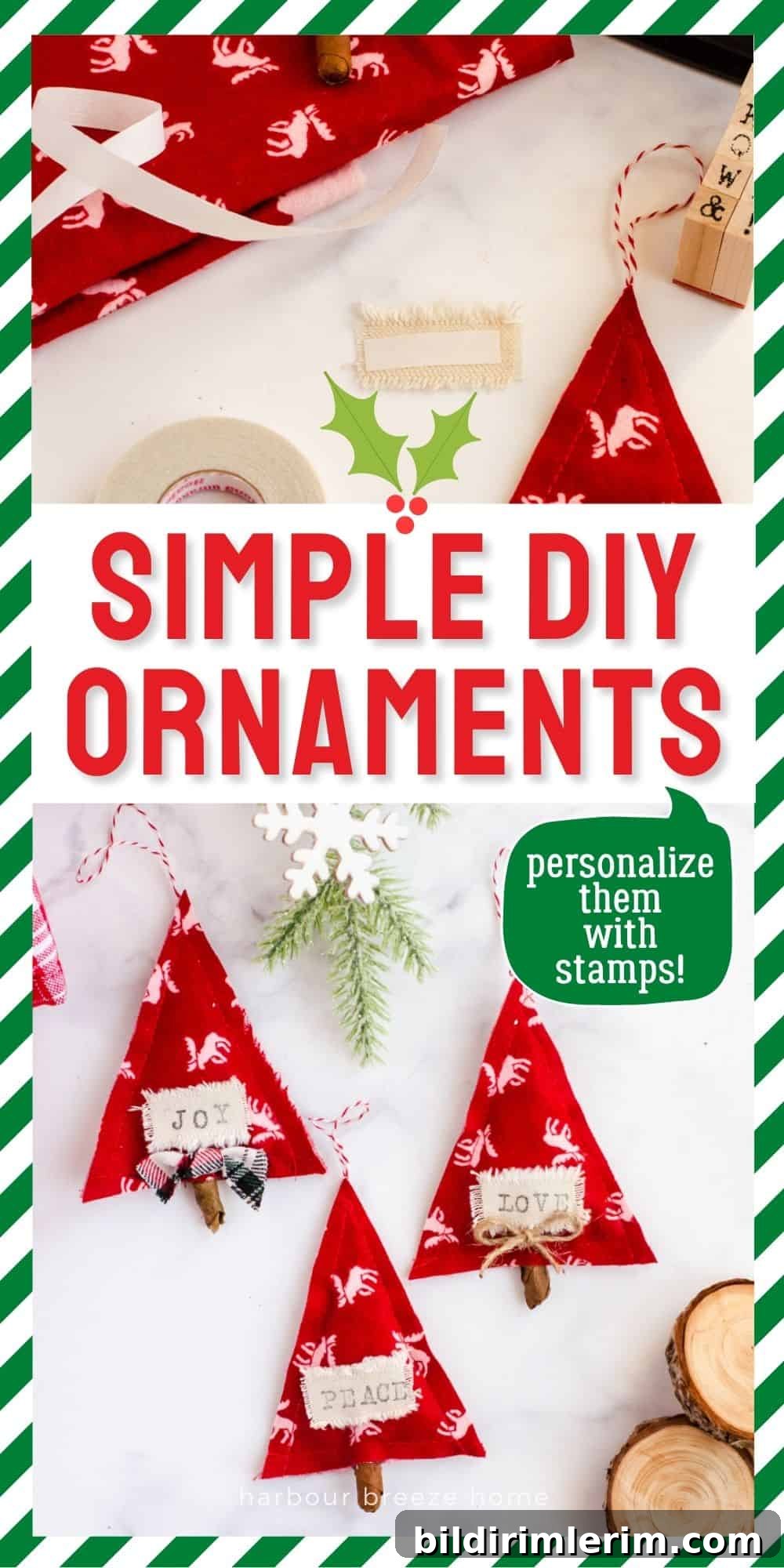 DIY Scandinavian Christmas Ornaments
