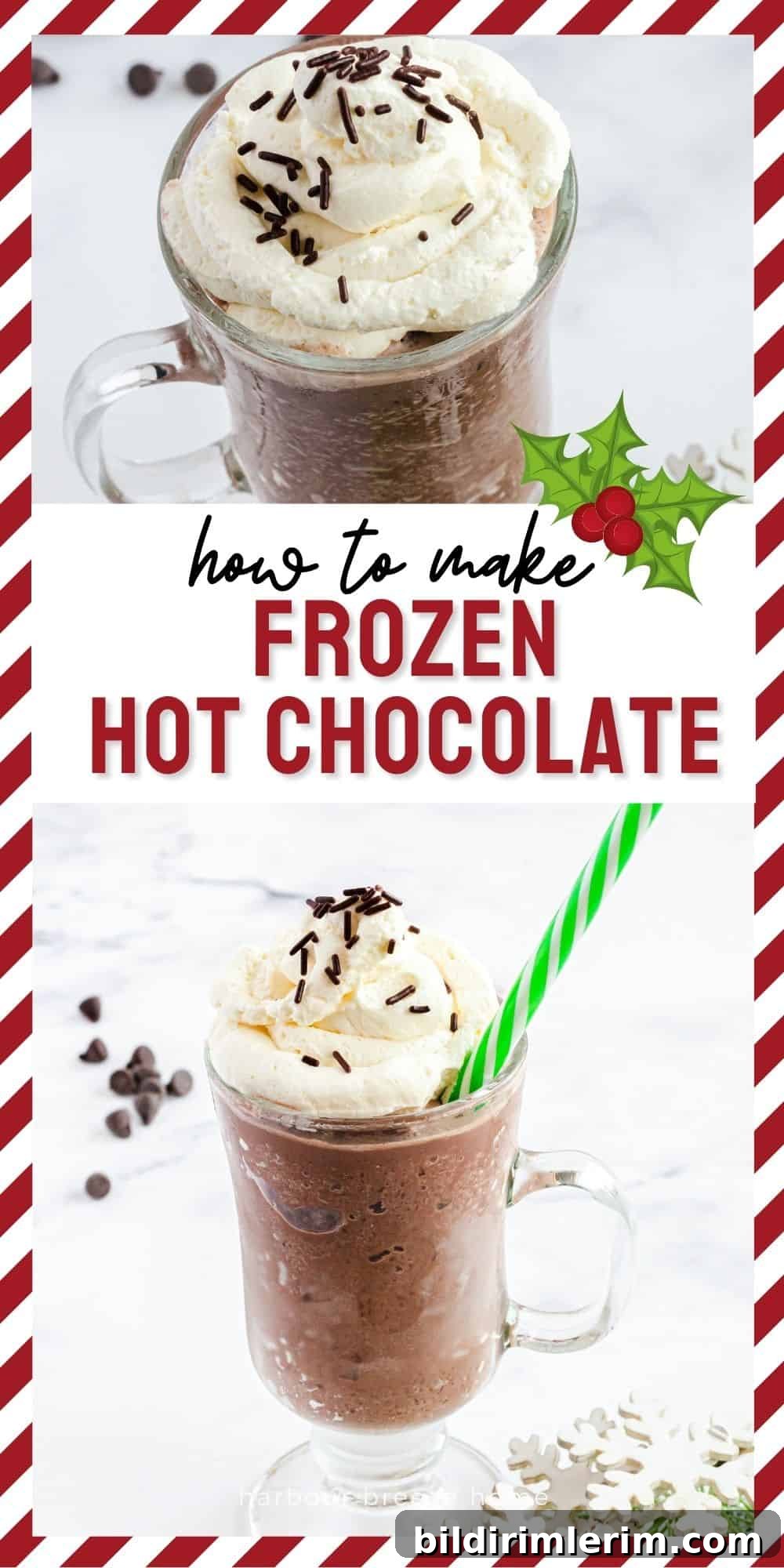 Frozen Hot Chocolate recipe - harbour breeze home